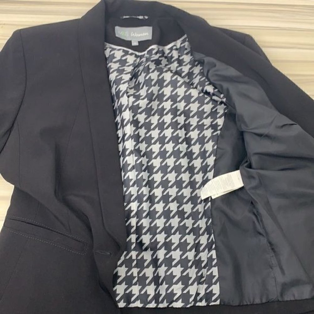 Marks & Spencer Woman Black Lined Fitted Dress Jacket - Size UK10/US6, - Picture 8 of 10